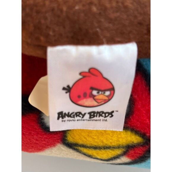 Angry Birds Red Bird On Slingshot Plush Stuffed Animal 10.5” & Attached Throw - Picture 5 of 9